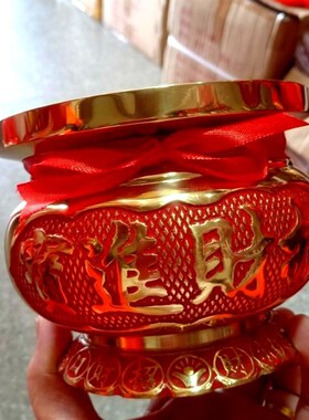热销纯铜金钱炉香炉插香炉炉围摆件金玉满堂居家佛前摆件