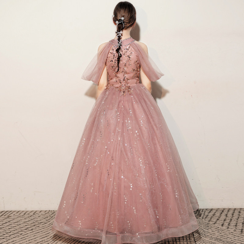 儿童生日宴会晚礼服高端女童T台走秀主持人钢琴演奏小提琴演出服,淘宝优惠券,粉丝福利购,淘宝优惠卷