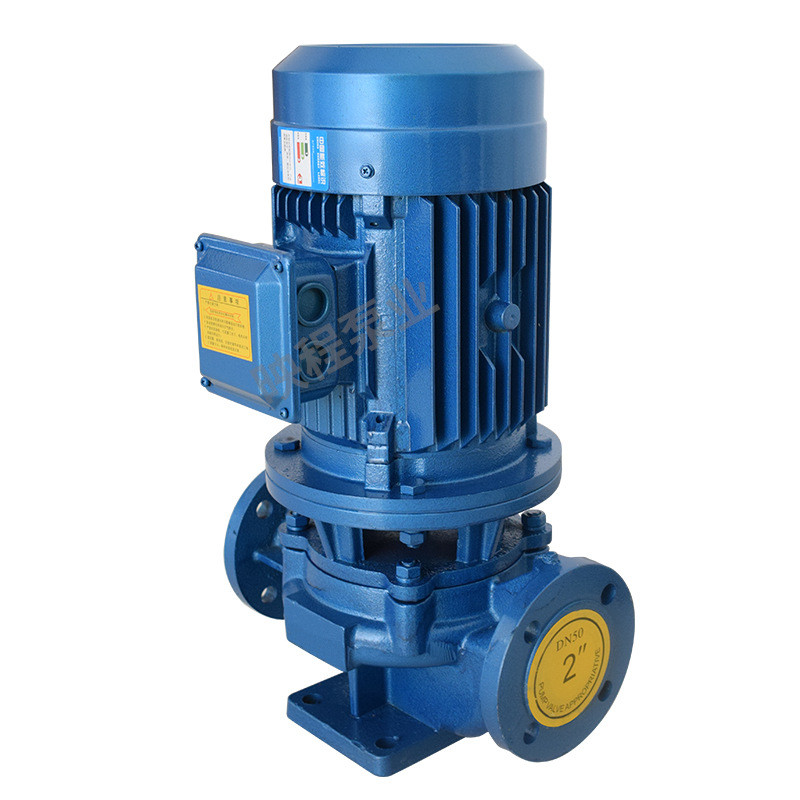 立式管道离心泵ISG/IHG卧式管道离心泵ISW/IHW排污管道泵GW50-160 - 图0