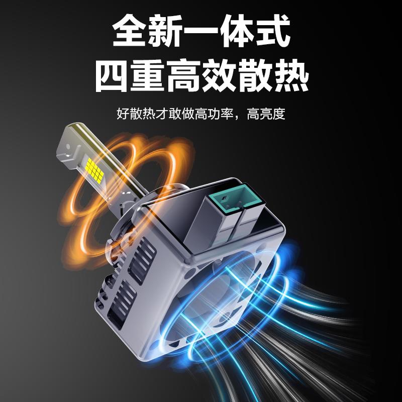 汽车LED客厅灯D3S氙气灯泡D5S改装D8S氙气灯D2S超亮D4S远近光灯D1 - 图2
