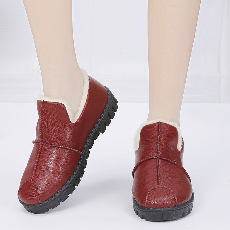 南极团冬季棉鞋防寒保暖加绒加厚防水鞋子女防滑妈妈棉鞋休闲鞋女,淘宝优惠券,粉丝福利购,淘宝优惠卷