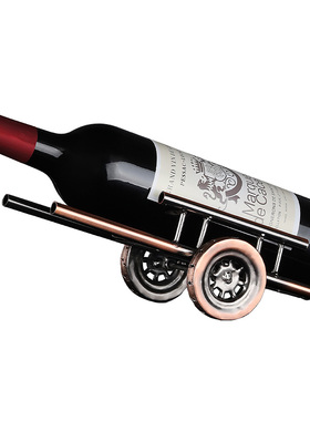 欧式铁艺红酒架摆件家居装饰品酒具葡萄酒架创意复古怀旧酒柜摆设