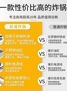 好货享新惠油炸锅商用摆摊炸鸡炸串设备全套燃煤气油条薯条机电炸