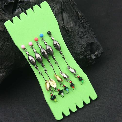 改装旋转瓜子亮片钨钢坠免绑助投器小翘嘴路亚微物饵马口白条假饵 - 图2