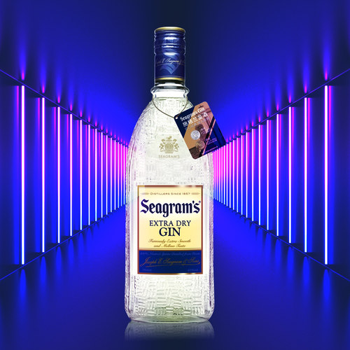 施格兰金酒 洋酒杜松子酒 新鲜松木香40度烈酒基酒750mL双支 - 图0