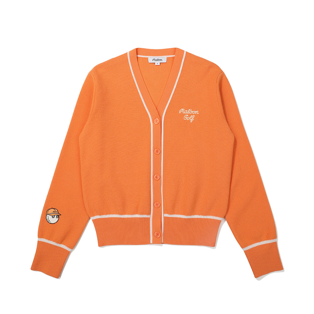25韩国MALBON高尔夫服装女款运动上衣针织开衫外套休闲百搭时尚,淘宝优惠券,粉丝福利购,淘宝优惠卷