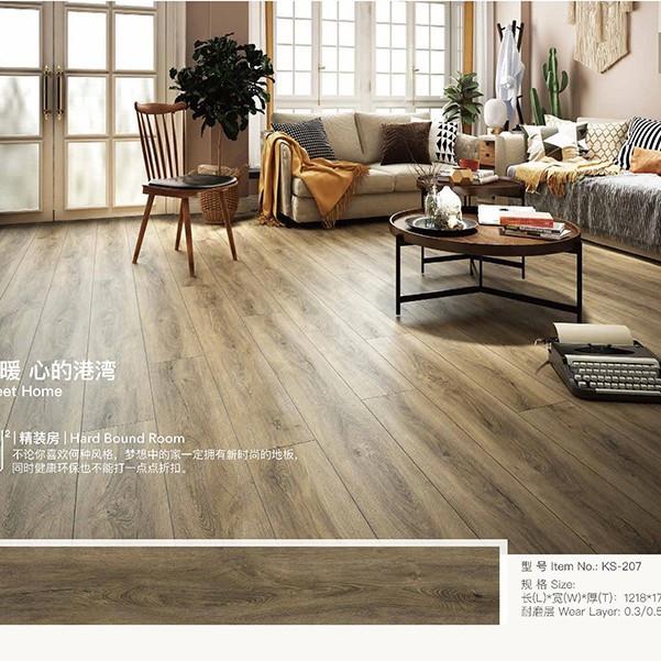 工厂直销办公酒店家装pvc锁扣地板spc石塑地板耐磨地板安装 - 图1