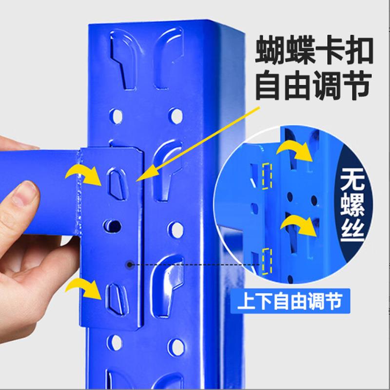 货架厂家仓库仓储货架家用库房轻型中型重型置物架储物架铁架 - 图2