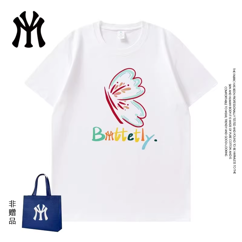 MY PAUL官方正品夏季情侣纯棉短袖新款T恤男女潮流圆领短袖儿童y