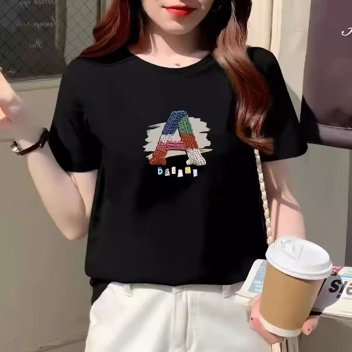 MY PAUL官方正品夏季情侣纯棉短袖新款T恤男女潮流圆领短袖成人y