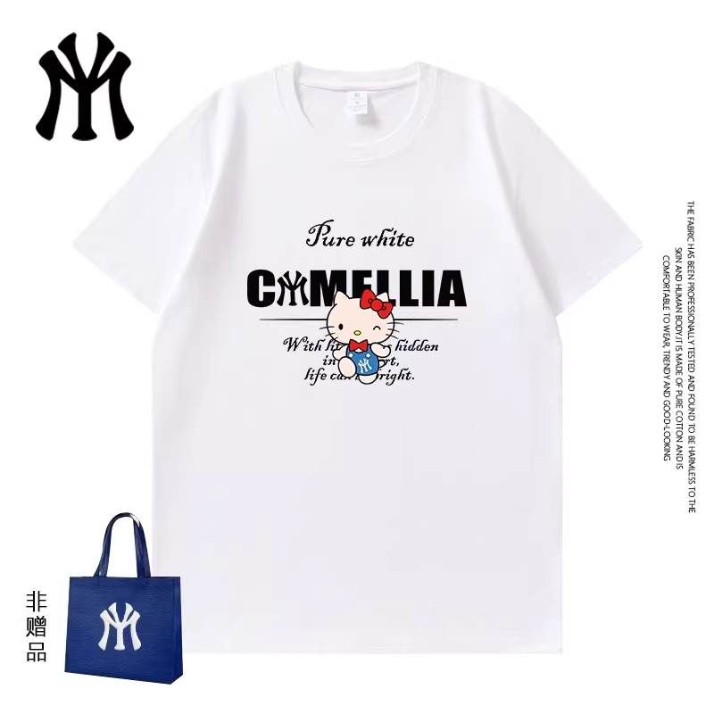 MY PAUL官方正品夏季情侣纯棉短袖26新款T恤男女潮流圆领短袖y