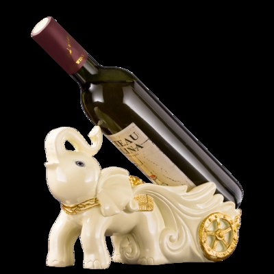 大象红酒架摆件酒柜装饰品现代客厅电视柜创意玄关房间布置摆设