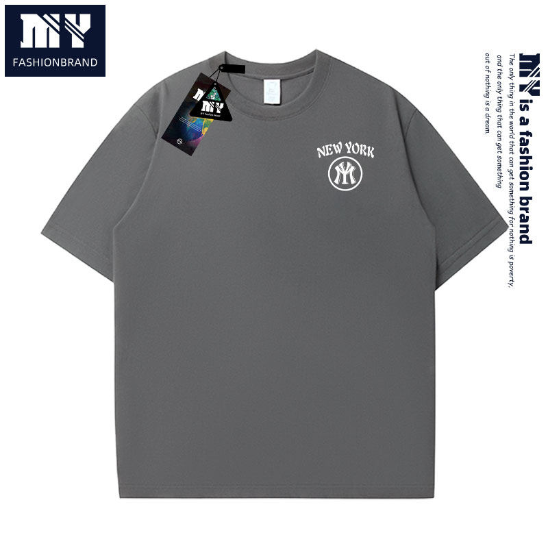 MY清仓！官方正品100纯棉情侣半袖T恤街头风时尚套头短袖T恤衫YF