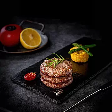 澳骄牛安格斯牛肉饼澳洲进口新鲜半成品早餐汉堡[38元优惠券]-寻折猪