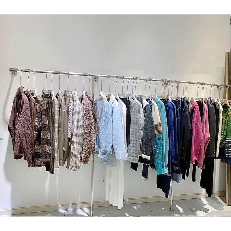 女装店货架展示架落地式上墙壁挂式不锈钢挂衣架服装店专用陈列架,淘宝优惠券,粉丝福利购,淘宝优惠卷