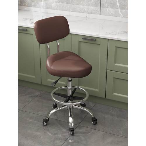 增高椅厨房烹饪靠背升降转椅收银前台理发师专用椅 - 图2