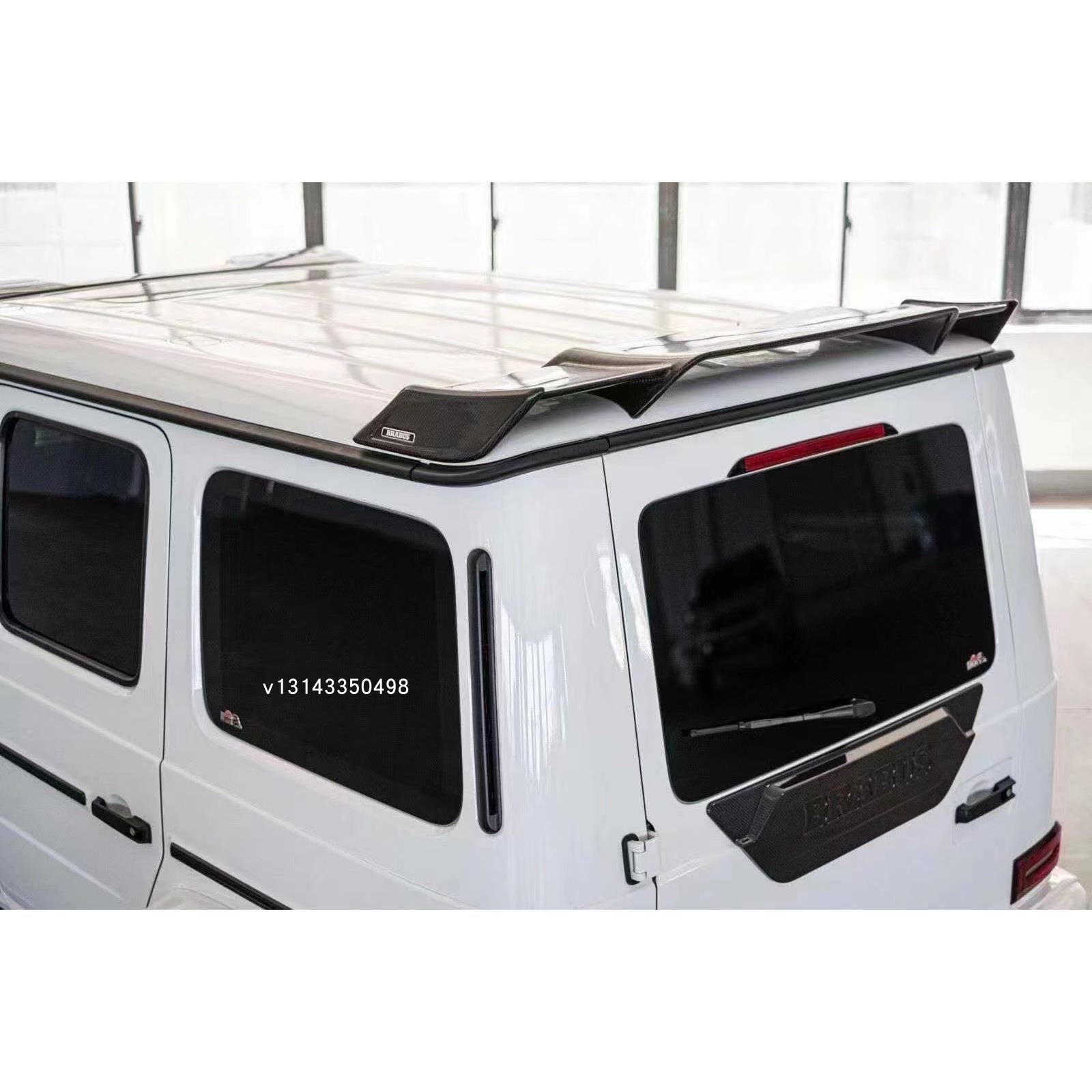 大G级W464W463G500G550G350dG63G400d改装巴博斯碳纤顶翼顶灯射灯 - 图0