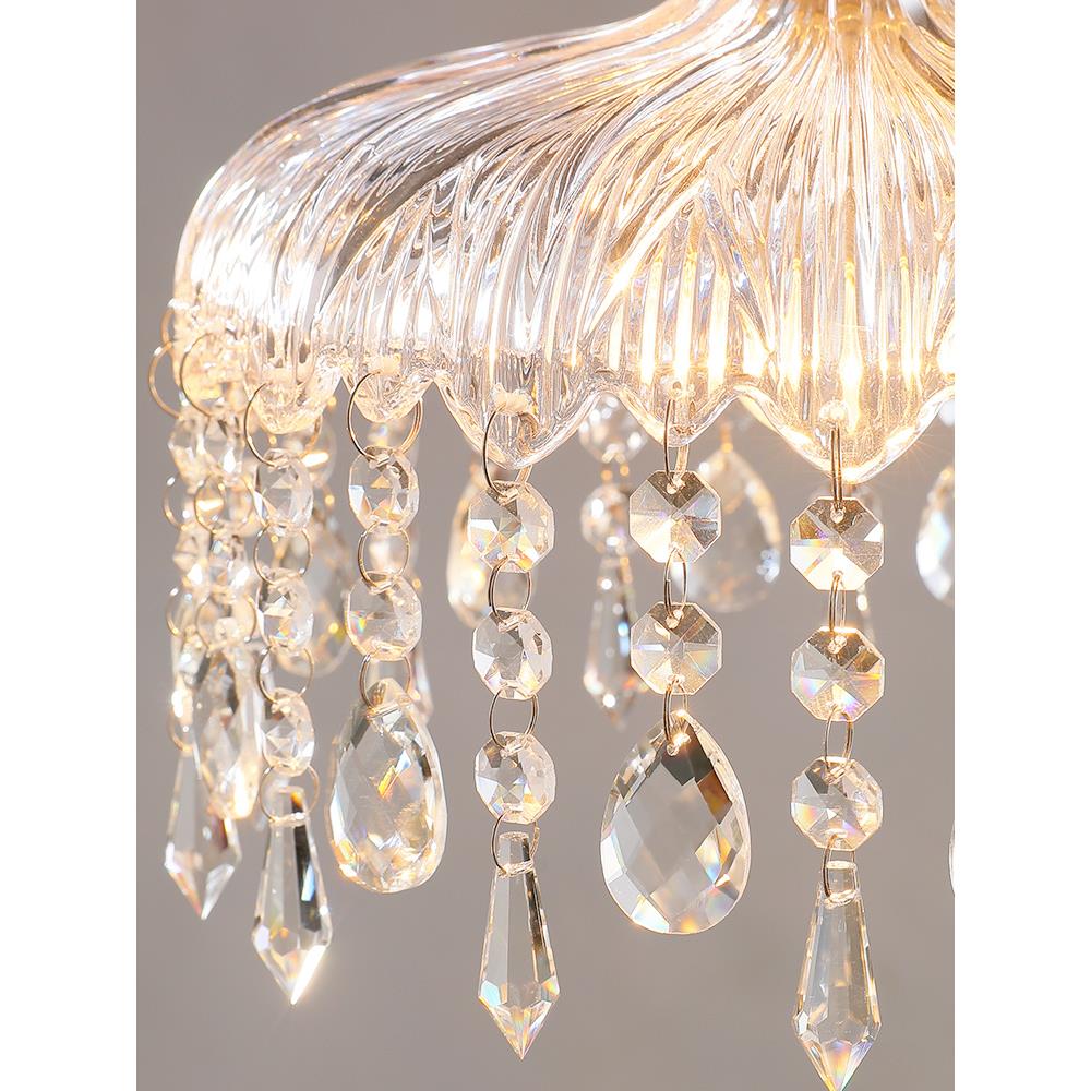 菲朵法国无障碍豪华水晶餐厅吊灯2025新美国覆古宫殿风格矩形台灯 - 图2