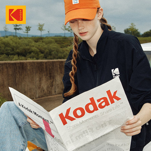 【低至六折】KODAK柯达春夏男女通用轻潮户外外套logo韩风夹克 - 图0