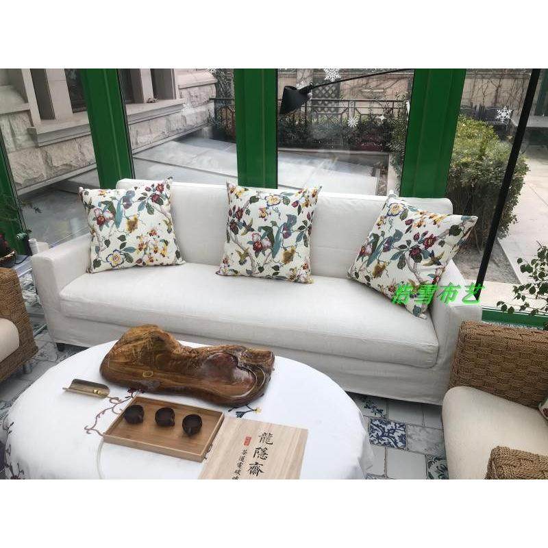 北京定做沙发套全包麻紧包订制沙发罩坐垫套海绵实木防滑上门测量,淘宝优惠券,粉丝福利购,淘宝优惠卷