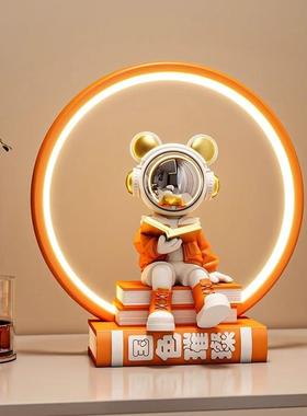 卡通国家色彩明亮航天员航天员夜灯桌面摆件客厅卧室家装氛围灯