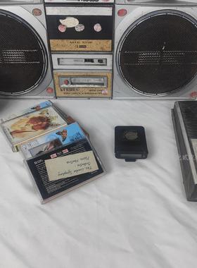 民俗怀旧老物件七八十年代录音机磁带卡带机BB机餐厅橱窗装饰摆件