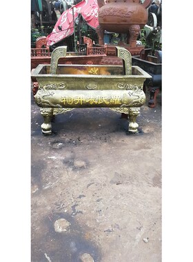 好货土地庙大型烧香炉寺庙铸铁大香炉宗祠户外插香炉佛堂道观焚香