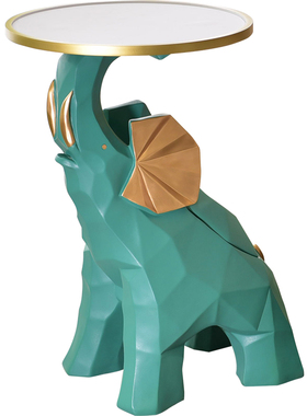 北欧轻奢风大象迎宾落地摆件乔迁新居礼物客厅电视柜旁创意装饰品