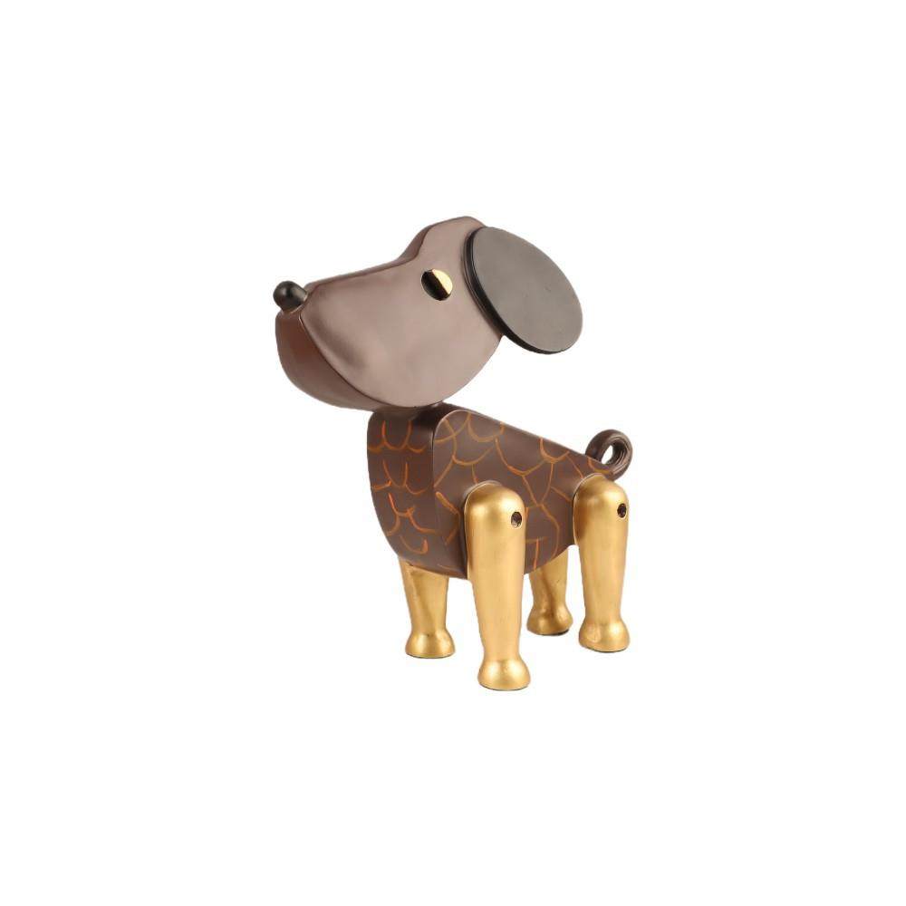 现代简约树脂卡通公仔木偶狗动物雕塑摆件玄关儿童房软装家居饰品,淘宝优惠券,粉丝福利购,淘宝优惠卷