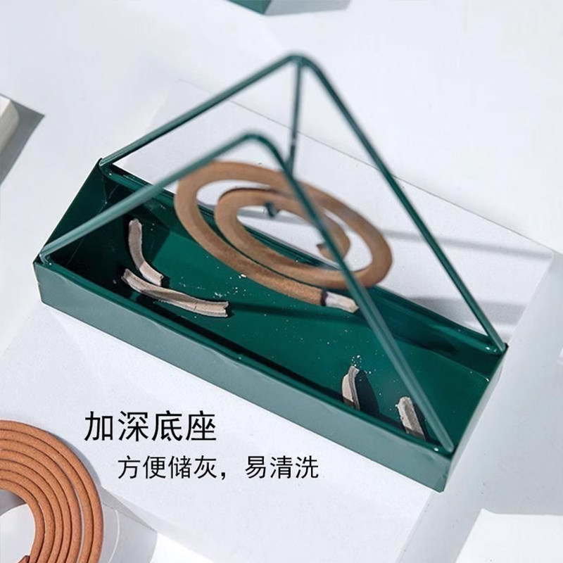 防火蚊香架家用创意铁艺檀香架子托熏香蚊香盘托蚊香炉支架接灰盘,淘宝优惠券,粉丝福利购,淘宝优惠卷