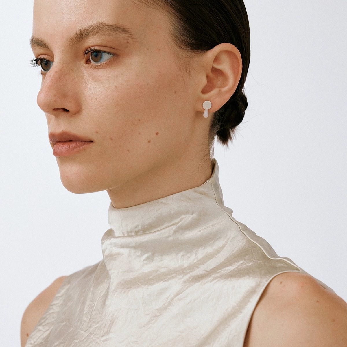 OLIO E ACETO油醋汁·纯银年轮水滴耳钉 红蛇皮玉青金石石英岩,淘宝优惠券,粉丝福利购,淘宝优惠卷