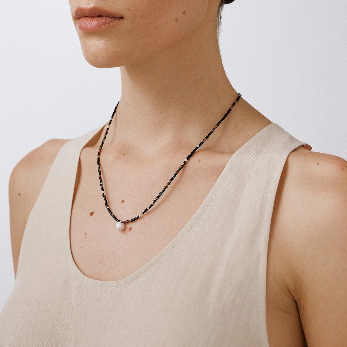 OLIO E ACETO油醋汁·黑花玛瑙纯银花篮项链,淘宝优惠券,粉丝福利购,淘宝优惠卷