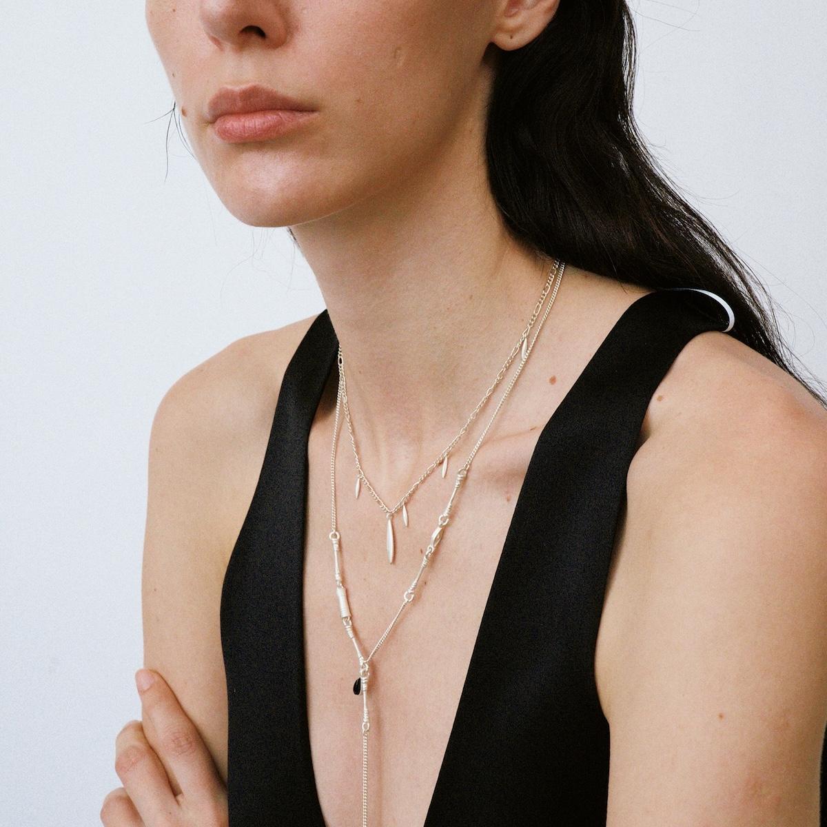 OLIO E ACETO纯银贝片星点项链 - 图2