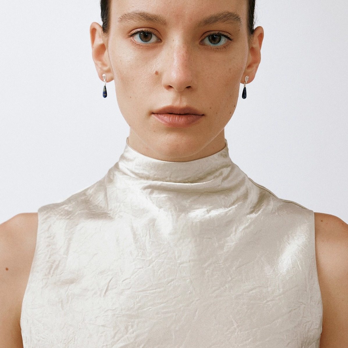 OLIO E ACETO油醋汁·纯银晨露耳环 红蛇皮玉青金石 新年礼物,淘宝优惠券,粉丝福利购,淘宝优惠卷