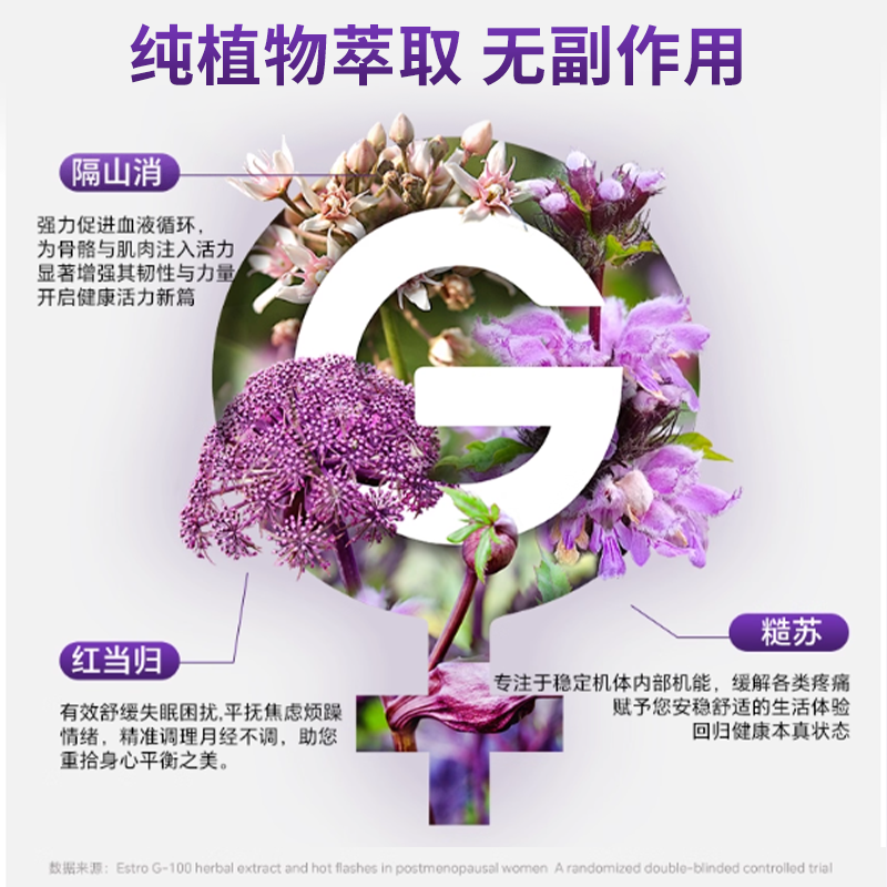 德国进口menoelle更年期膳食补充剂不含激素卵巢保养缓衰老基础款