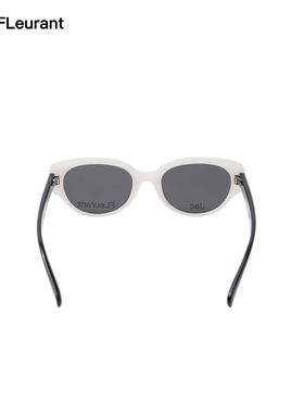 JAC FLEURANT新品白框猫眼墨镜女士潮流百搭时尚高级感