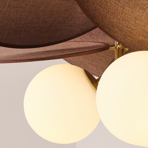 法式中古风藤编餐厅吊灯侘寂风复古设计师书房灯餐桌阳台卧室灯 - 图1