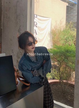 好货STB 质感板材焦糖色椭圆形时髦百搭大框墨镜太阳眼镜 男女适