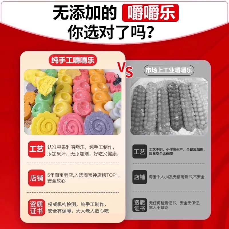 【网红同款】嚼嚼乐正版糖果耐嚼葫芦拽拽糖咀嚼音无添加水果软糖,淘宝优惠券,粉丝福利购,淘宝优惠卷