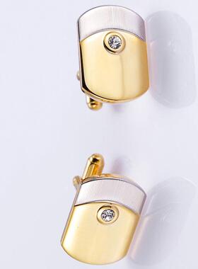 金银双色个性轻奢袖扣轻奢有质感