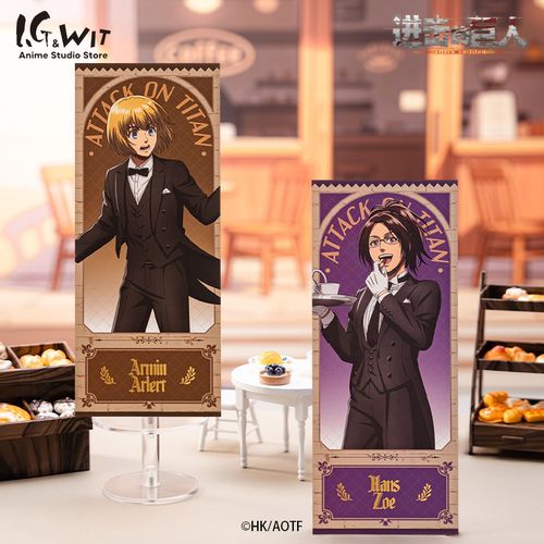 【新品】I.G WIT 进击的巨人NobleDuties盲抽镭射票咖啡撤退矮人 - 图2