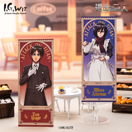 【新品】I.G WIT 进击的巨人NobleDuties盲抽镭射票咖啡撤退矮人 - 图0