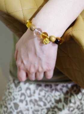 TenderSociety虎眼石黄水晶手串