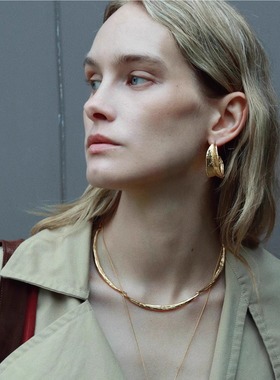 TenderLuck红虎眼石叶片型项圈