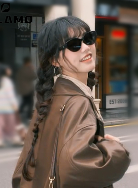 帕拉莫墨镜女款2025新款猫眼防紫外线方圆脸时尚百搭防晒太阳眼镜