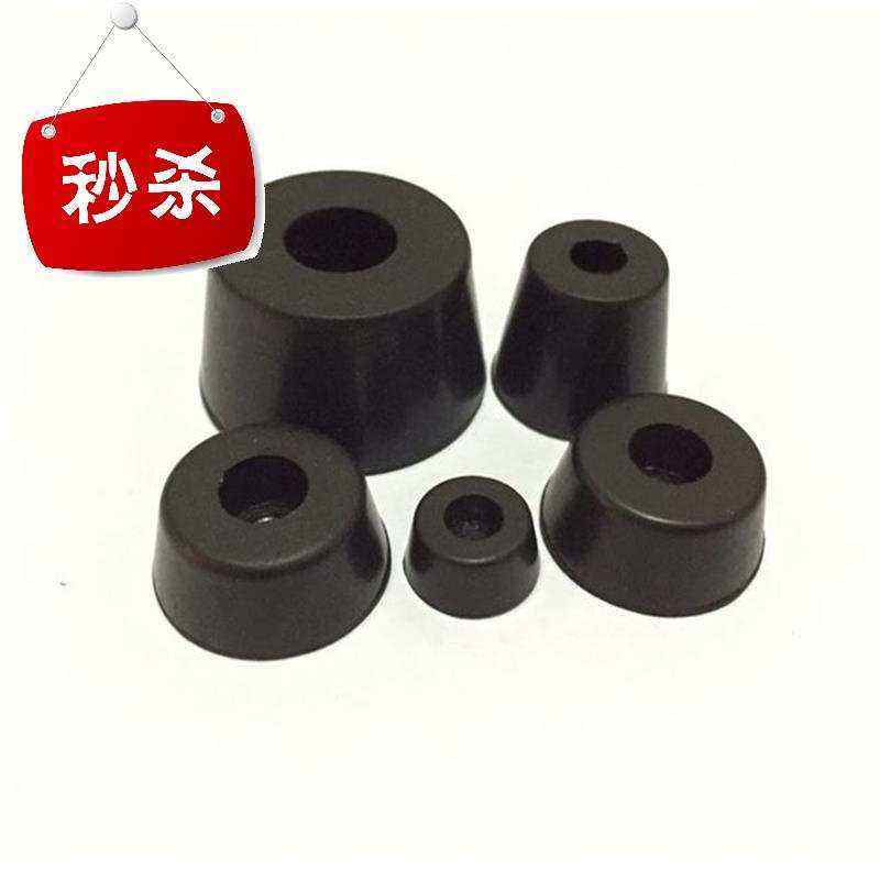 Furniture environmentally friendly rubber mats rubber feet table and chair chassis instrument foot pads shock absorption w pads with iron gaskets