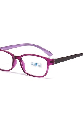 新款时尚多色阅读老花眼镜地摊中老年人方框防蓝光老花镜