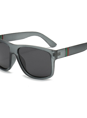 欧美眼镜男士驾驶偏光太阳镜户外骑行休闲遮阳复古大框墨镜潮