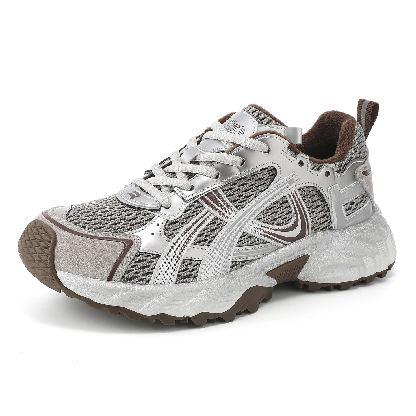 MILLIE'S/妙丽2025新款巨好看德训鞋加绒保暖厚底复古休闲鞋,淘宝优惠券,粉丝福利购,淘宝优惠卷