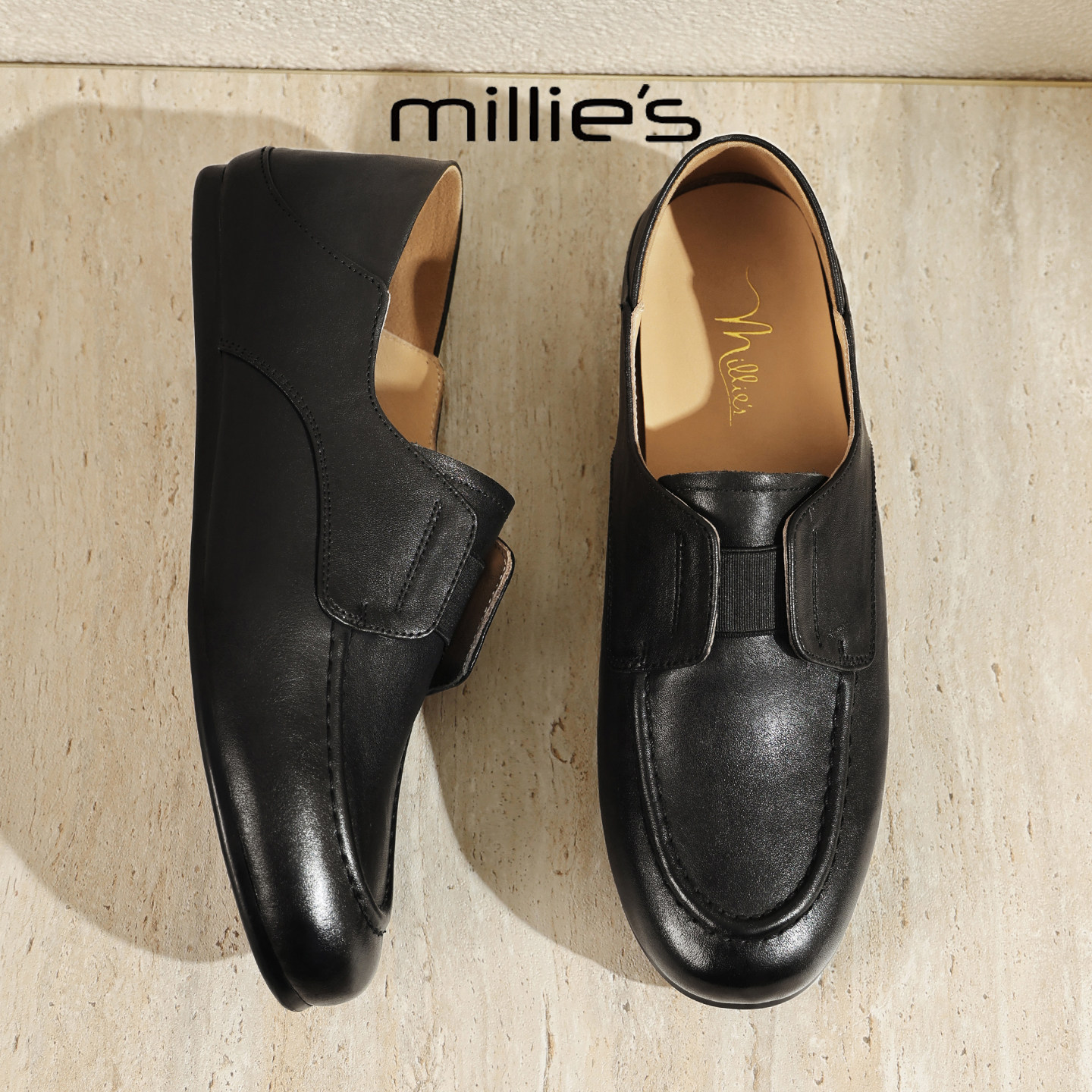 MILLIE'S/妙丽2025新款潮流平底舒适乐福鞋女软底休闲百搭勃肯鞋,淘宝优惠券,粉丝福利购,淘宝优惠卷